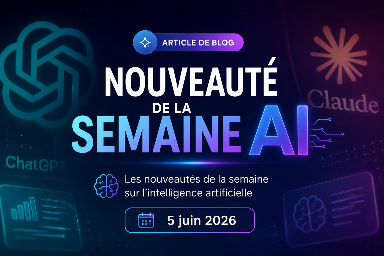 Nouveautés de la semaine 05/06/2026