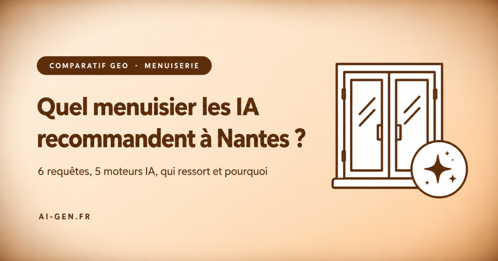 menuiserie comparatif à Nantes - GEO